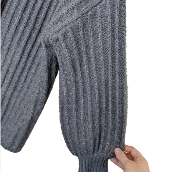 Urban Outfitters Truly Madly Deeply Gray Open Front Oversized Cardigan -… - Picture 7 of 11